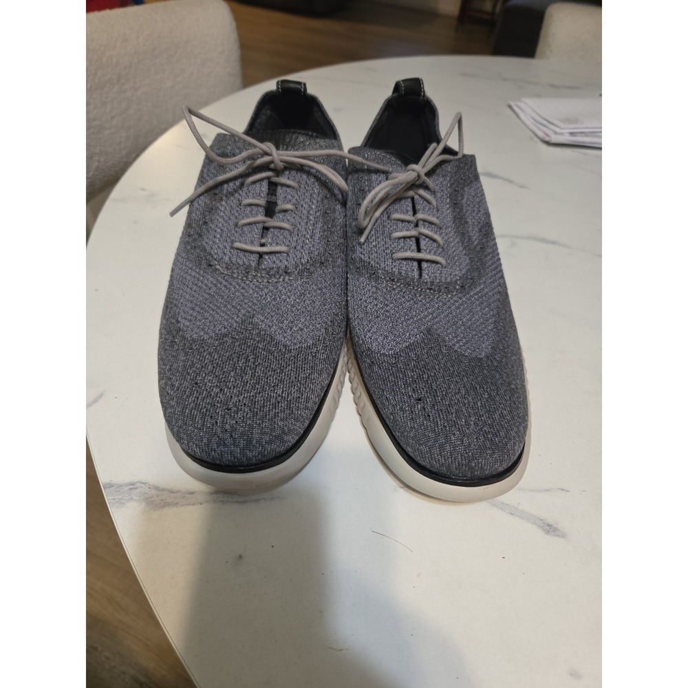 Cole Haan 2.Zerogrand Stitchlite C27565 Men's Gray Wingtip Oxford Shoes Size 11m